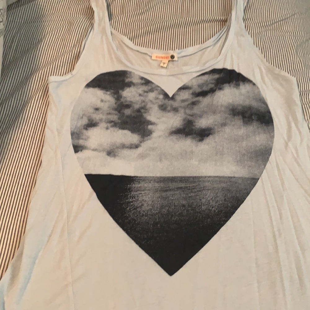 Pale blue tank by Sundry